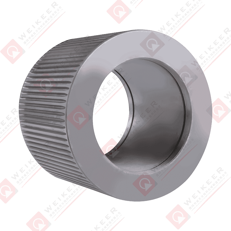 Corrugated Close End Spring Steel Pellet Roller